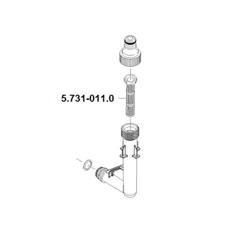 Filtru de apa Karcher, compatibil cu aparate de spalat cu presiune K5 / K7