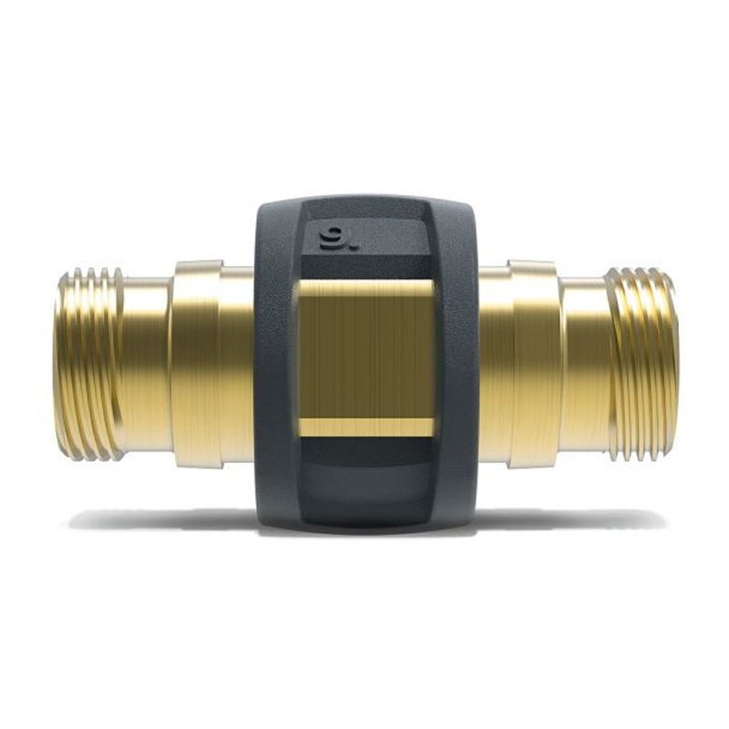 Racrod dublu EASY!Lock din alama pentru prelungirea furtunelor de inalta presiune, HD/HD (2xM22x1,5)