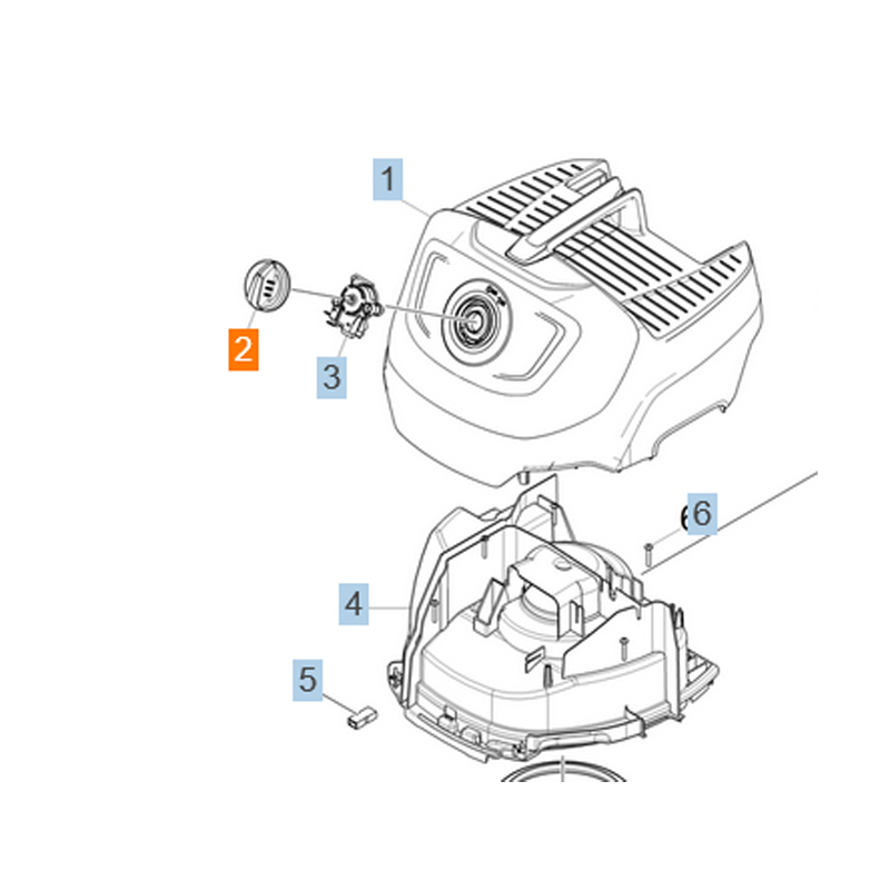 Buton cu tija lung Karcher, compatibil cu aspiratoare WD