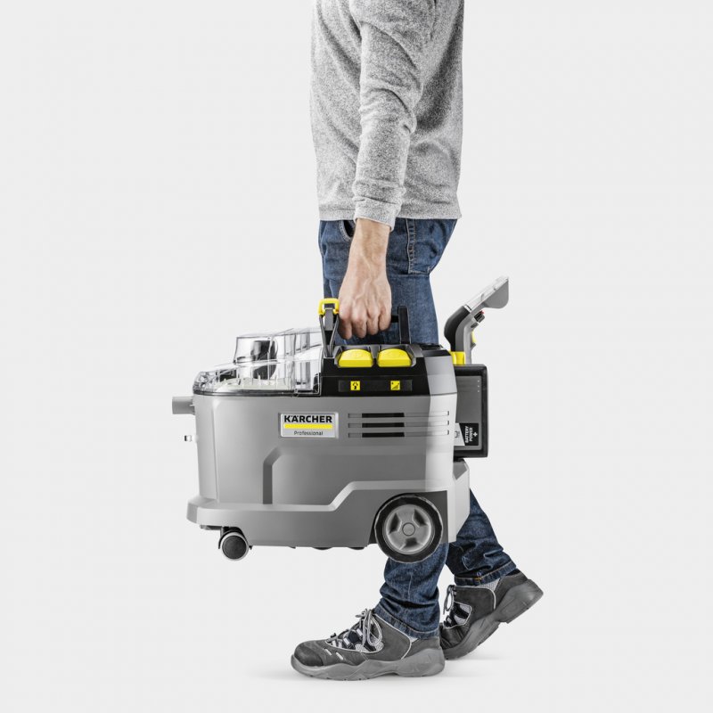 Aspirator cu spalare profesional cu acumulatori 36V, SOLO, tip Puzzi 9/1 Bp