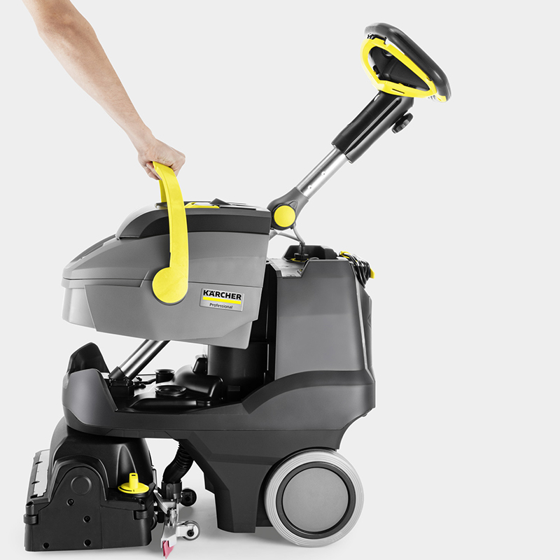 Masina de frecat-aspirat Karcher BR 35/12 C Bp Pack Go!Further, cadou: detergent pardoseala RM 69 N - 2 x 5 litri