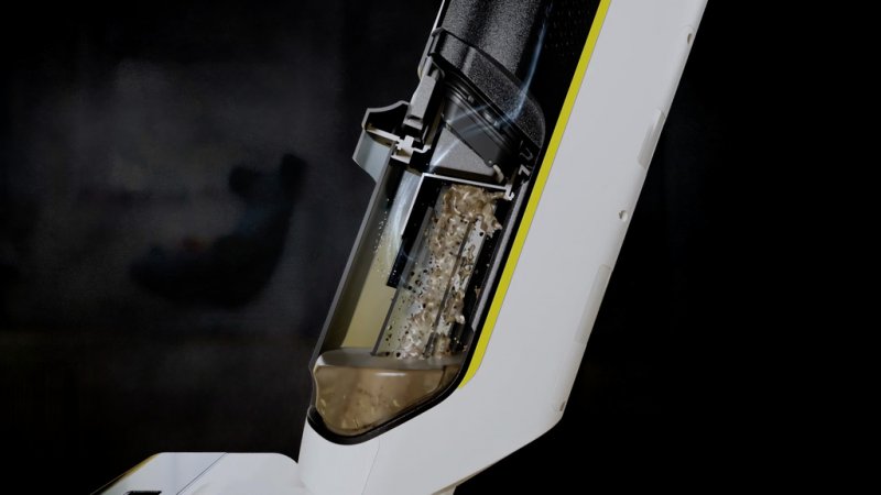 Mop si aspirator cu acumulator 18V, rola 240mm, Karcher FCV 3 Extra+