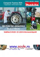 MAKITA - Campania Promotionala: Masini de gradina cu motor electric Septembrie - Decembrie 2024