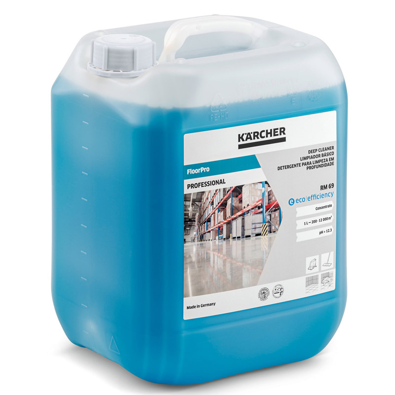Detergent lichid pentru pardoseli, 10 L, tip FloorPro RM 69 eco!efficiency