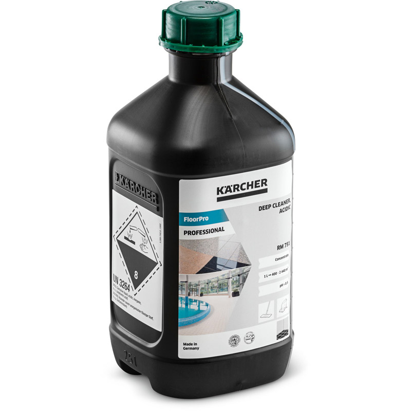 Detergent lichid pentru curatarea in profunzime a pardoselelor (acid), 2.5 L, tip RM 751 ASF