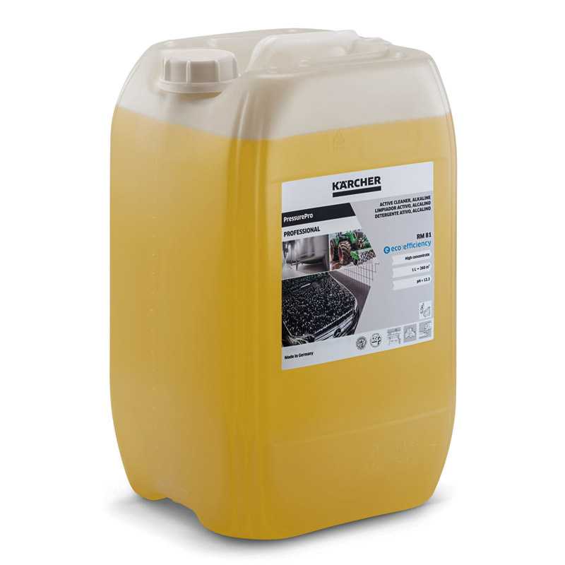 Detergent lichid, pentru autovehicule, piese si pardoseli, PressurePro Active, 20 L, tip RM 81 ASF eco!efficiency