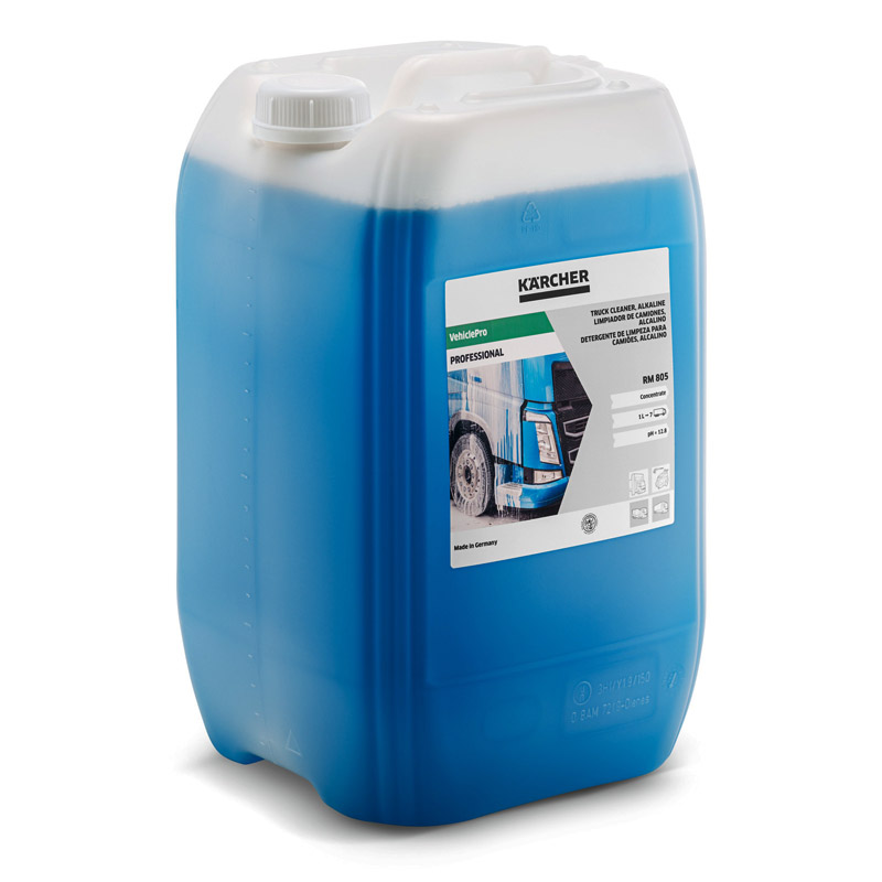 Detergent lichid alcalin pentru autovehicule si autocamioane, 20 L, tip RM 805 ASF