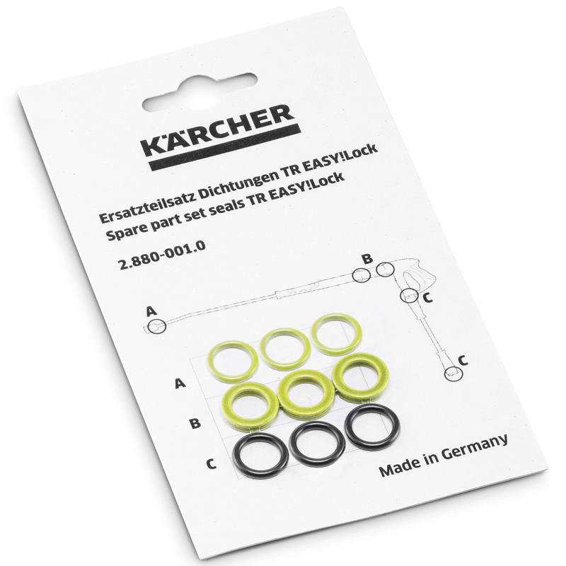 Set O-ringuri pentru pistolet/furtun Karcher cu Easy!Lock