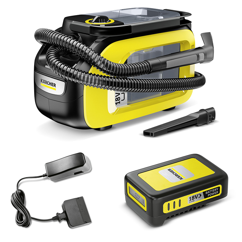 Aspirator cu spalare Karcher, 18V, 1x2.5Ah, tip SE3-18 Compact Battery Set