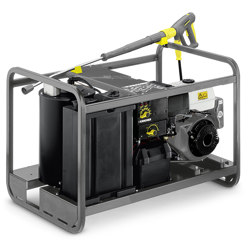 Aparat de spalat cu presiune cu motor termic (motorina) si incalzire, Karcher HDS1000De